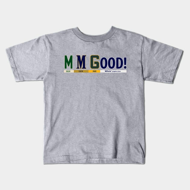 MM Good! - WiFecta® Sports Kids T-Shirt by wifecta